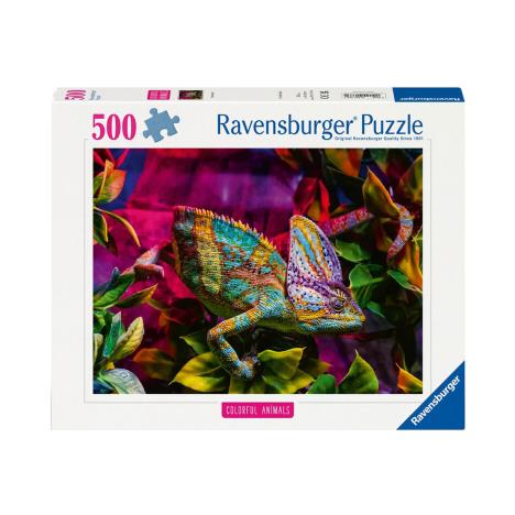 Colourful Animals Chameleon 500pc Jigsaw Puzzle £10.99